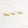 Signature Hardware Strasbourg 1/2 x 4-3/8 in. Brass Cabinet Pull in Polished Nickel