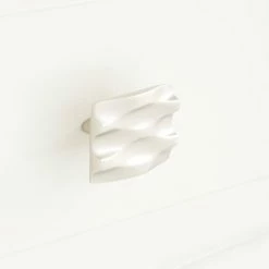 Signature Hardware Ruxton 1-7/8 in. Brass Rectangular Cabinet Knob in Brushed Nickel