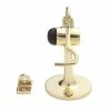 Signature Hardware Leonato 3-1/2 in. Brass Hook Door Stop in Polished Brass