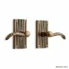 Signature Hardware Marta 1-1/8 x 9-1/2 in. Brass Cabinet Pull in Antique Pewter