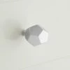Signature Hardware Quintus Brass Pentagon Knob in Polished Chrome