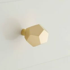 Signature Hardware Quintus Brass Pentagon Knob in Oil Rubbed Bronze