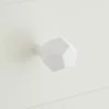 Signature Hardware Quintus Brass Pentagon Knob in Matte White