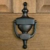 Signature Hardware Classic 3-7/8 in. Brass Door Knocker in Oil Rubbed Bronze