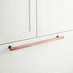 Signature Hardware Colville 25-3/4 in. Rectangular Appliance Pull in Antique Copper