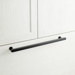 Signature Hardware Colville 25-3/4 in. Rectangular Appliance Pull in Matte Black