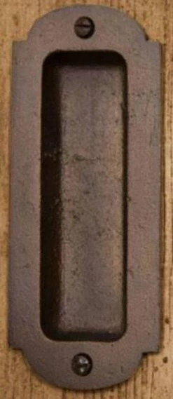 Signature Hardware SOLID BRONZE ORNATE POCKET DOOR PUL