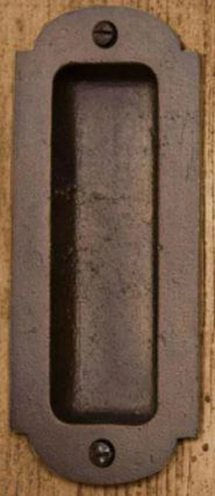 Signature Hardware SOLID BRONZE ORNATE POCKET DOOR PUL