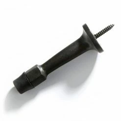 Signature Hardware Urban Bronze Baseboard Door Bumper in Bronze Patina