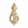 Signature Hardware Verdant 3-1/2 in. Brass Door Knocker in Polished Brass
