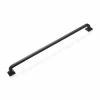 Signature Hardware Klein 24 in. Brass Appliance Pull in Black Powder Coat