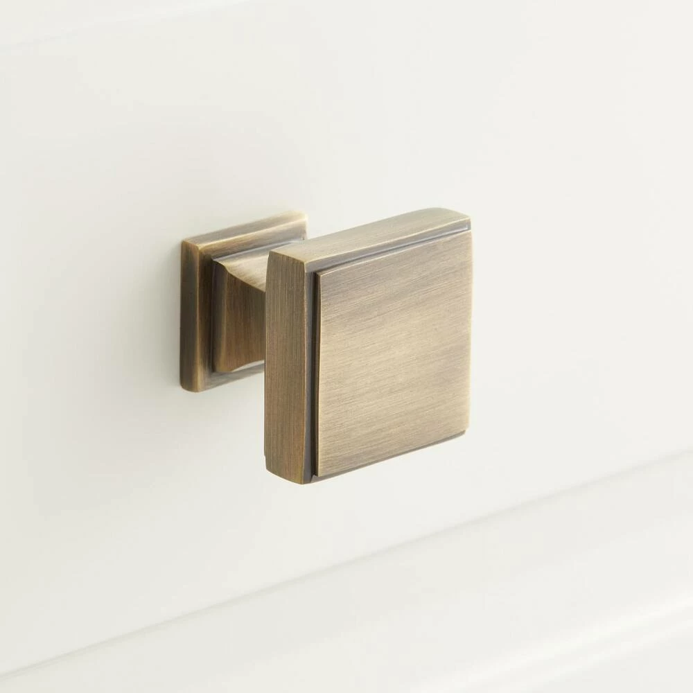 Signature Hardware Klein 24 in. Brass Appliance Pull in Oil Rubbed Bronze