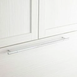 Signature Hardware Hatton 20-1/4 in. Octagonal Appliance Pull in Chrome