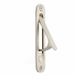 Signature Hardware 4 in. Brass Sliding Door Edge Pull in Oil Rubbed Bronze