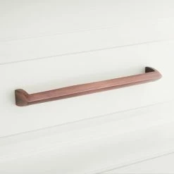 Signature Hardware Rindahl 8-3/8 in. V-shaped Cabinet Pull in Antique Copper