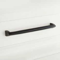 Signature Hardware Rindahl 8-3/8 in. V-shaped Cabinet Pull in Matte Black