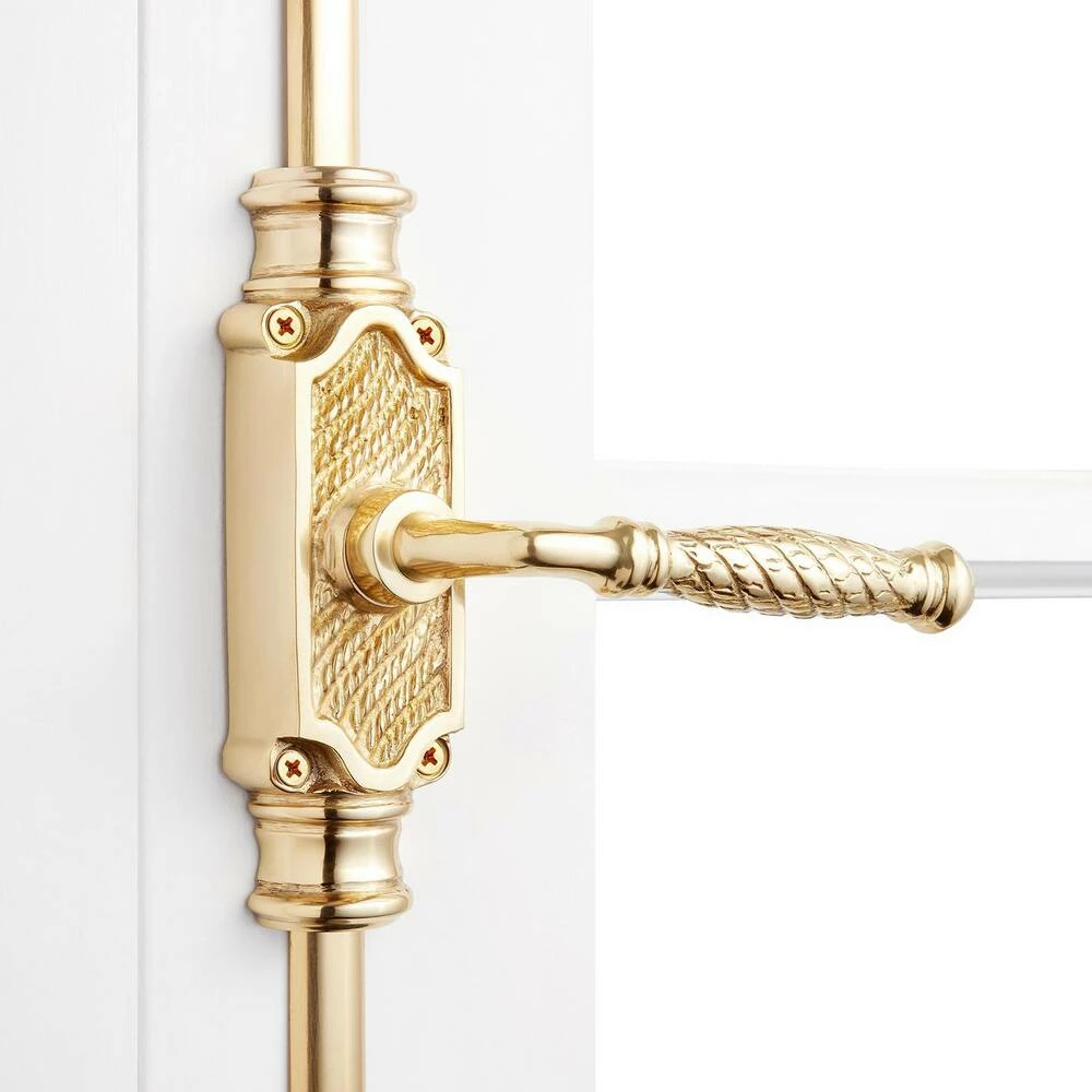Signature Hardware Havering HAVERING BRASS DOOR CREMONE BOLT -