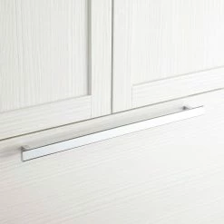 Signature Hardware Covello 20-1/8 in. Rectangular Appliance Pull in Chrome