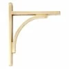 Signature Hardware Rustic Shelf Bracket in Polished Brass