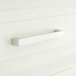 Signature Hardware Gebara 5/8 x 13-1/8 in. Brass Cabinet Pull in Satin Brass