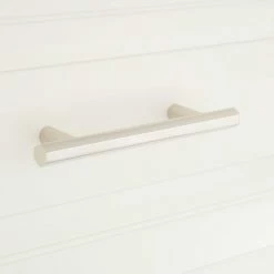 Signature Hardware Khoit 1/2 x 8 in. Brass Cabinet Pull in Polished Brass