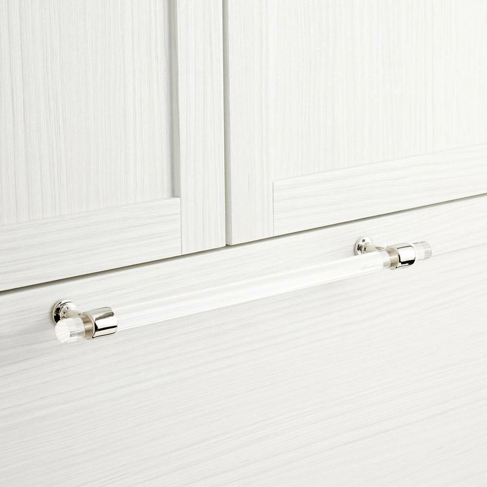 Signature Hardware Beryn 15 in. Appliance Pull in Polished Nickel
