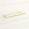 Signature Hardware Strasbourg 1/2 x 4-3/8 in. Brass Cabinet Pull in Antique Brass