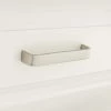 Signature Hardware Selmier 5 in. Brass Cabinet Pull in Satin Brass