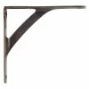 Signature Hardware Classic 5-1/4 in. Brass Shelf Bracket in Oil Rubbed Bronze