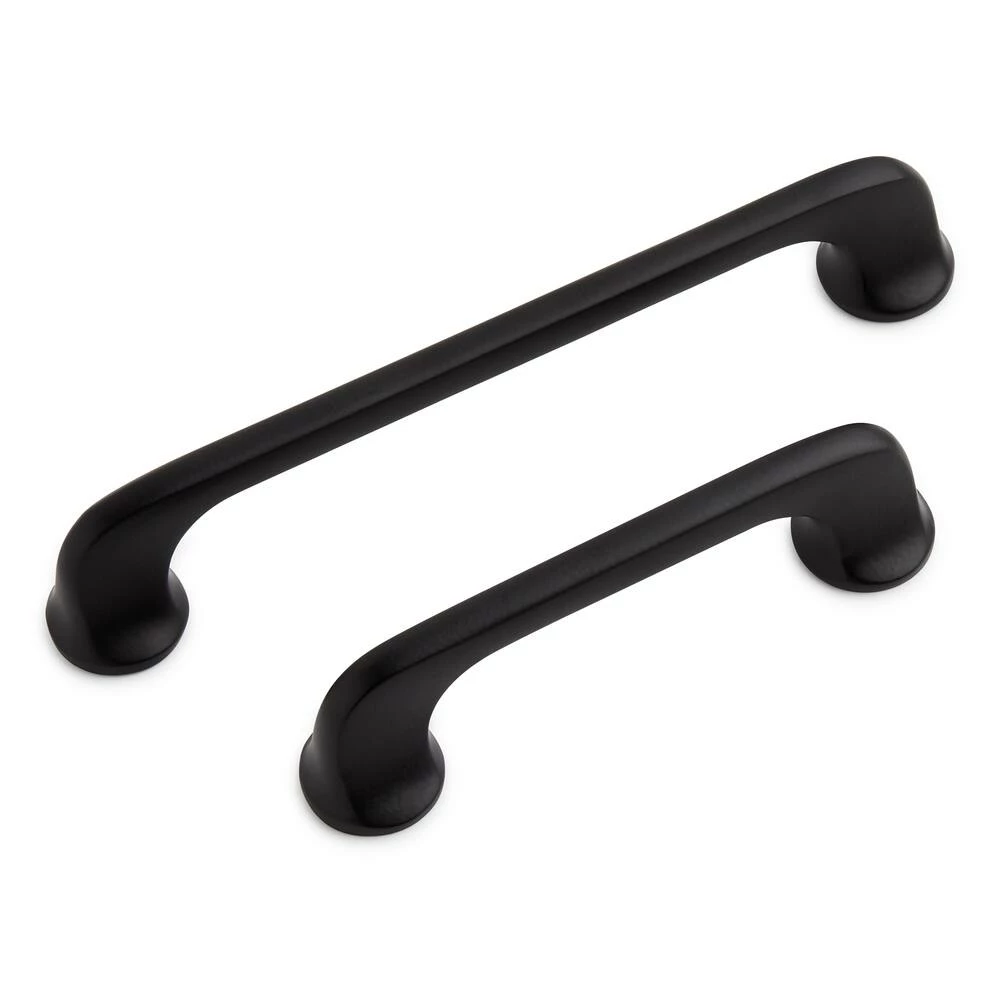Signature Hardware Amarilla 4-3/4 in. Solid Brass Cabinet Pull in Black - Image 2