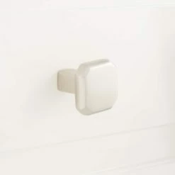 Signature Hardware Dowling 1-3/8 in. Brass Cabinet Knob in Brushed Nickel