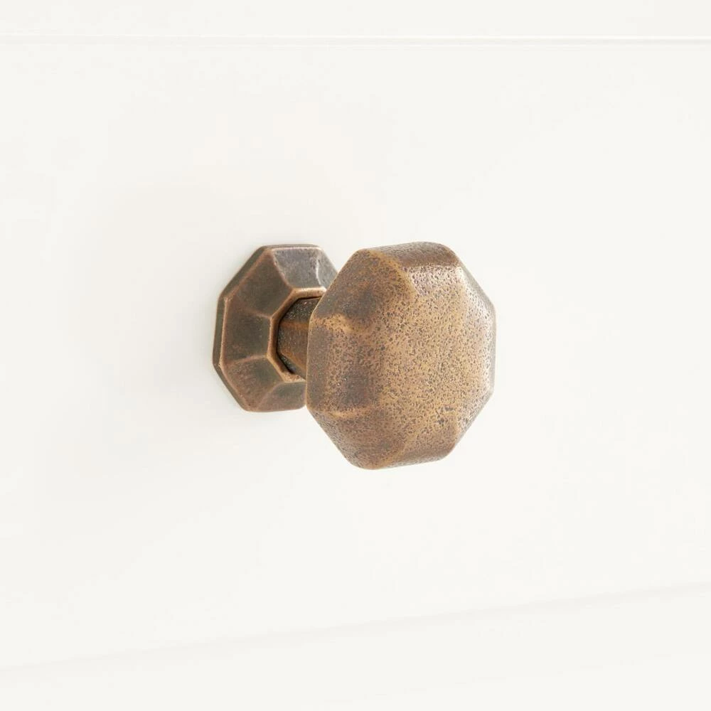 Signature Hardware Marburg 1-1/4 in. Bronze Cabinet Knob in Light Bronze