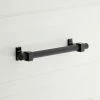 Signature Hardware Industrial 5-1/16 in. Cabinet Pull in Matte Black