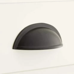 Signature Hardware Gebara 5/8 x 5-1/2 in. Brass Cabinet Pull in Satin Chrome