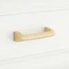 Signature Hardware Rindahl 3-3/8 in. V-shaped Cabinet Pull in Satin Brass