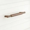 Signature Hardware Colmar 1/2 x 5-1/4 in. Brass Cabinet Pull in Brushed Nickel
