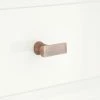 Signature Hardware Honfleur 1-1/2 in. Brass T-shaped Cabinet Knob in Antique Copper