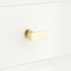 Signature Hardware Honfleur 1-1/2 in. Brass T-shaped Cabinet Knob in Polished Brass