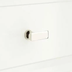 Signature Hardware Honfleur 1-1/2 in. Brass T-shaped Cabinet Knob in Polished Nickel