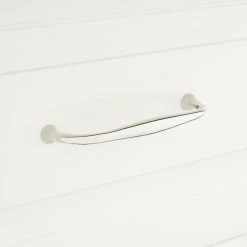 Signature Hardware Padilla 4-7/8 in. Brass Cabinet Pull in Polished Brass