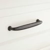 Signature Hardware Dinan 6 in. Bronze Cabinet Pull in Dark Bronze