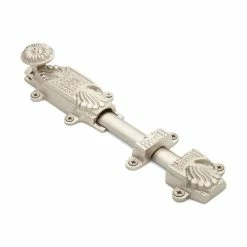 Signature Hardware Alderson 10-1/2 in. Brass Slide Bolt in Oil Rubbed Bronze