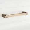 Signature Hardware Hovland 7 in. Rectangular Cabinet Pull in Antique Brass