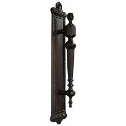 Signature Hardware Opulent 17-1/2 in. Brass Door Pull in Oil Rubbed Bronze