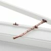 Signature Hardware 10 in. Solid Brass Casement Window Stay in Antique Copper