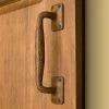 Signature Hardware Sadler 10-1/4 in. Hand Forged Iron Door Pull in Rust