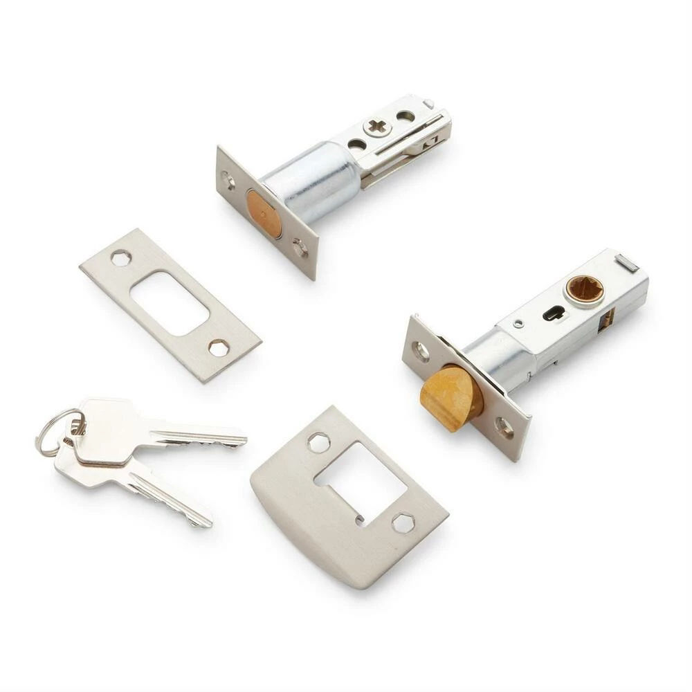 Signature Hardware Marconi Brass Entrance Set with Round Knob in Satin Brass - Image 2