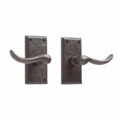 Signature Hardware Marwick Bronze Oval Dummy Knob Set in Dark Bronze