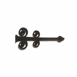 Signature Hardware Four Curl 4-7/8 in. Residential Strap Hinge in Rust