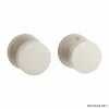 Signature Hardware Moceri Solid Brass Passage Interior Door Set Round Knob in Satin Brass